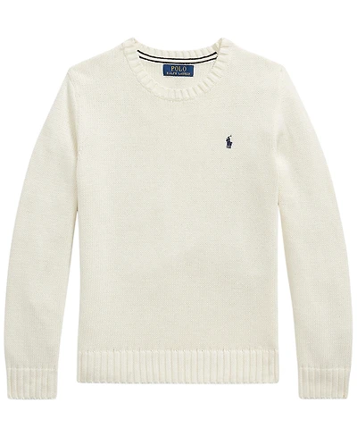 Polo Ralph Lauren Boys' 8-20 Cotton Crewneck Sweater