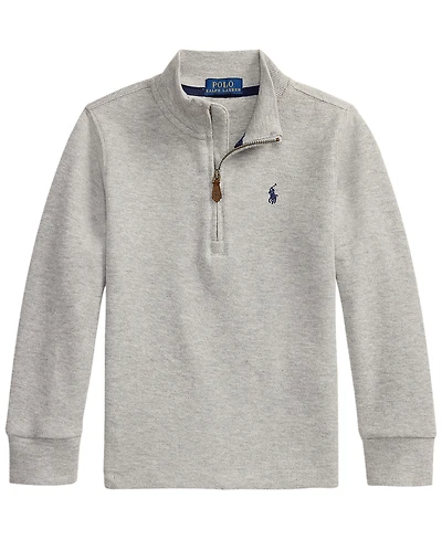 Polo Ralph Lauren Boys' 2T-7 Estate Rib Quarter-Zip Sweater