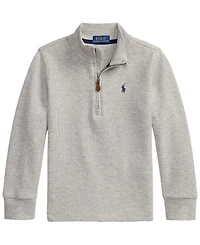 Polo Ralph Lauren Boys' 2T-7 Estate Rib Quarter-Zip Sweater