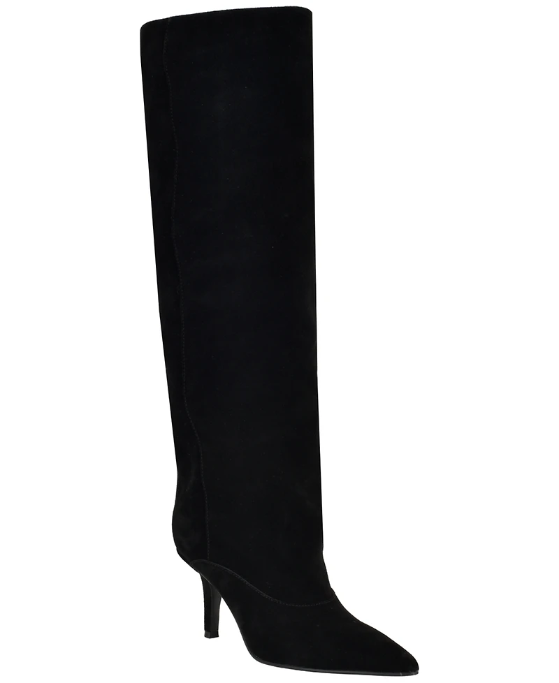 Guess Women's Carolan Tall Suede Stiletto Heel Boots