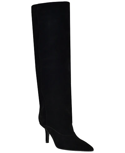 Guess Women's Carolan Tall Suede Stiletto Heel Boots