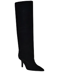Guess Women's Carolan Tall Suede Stiletto Heel Boots