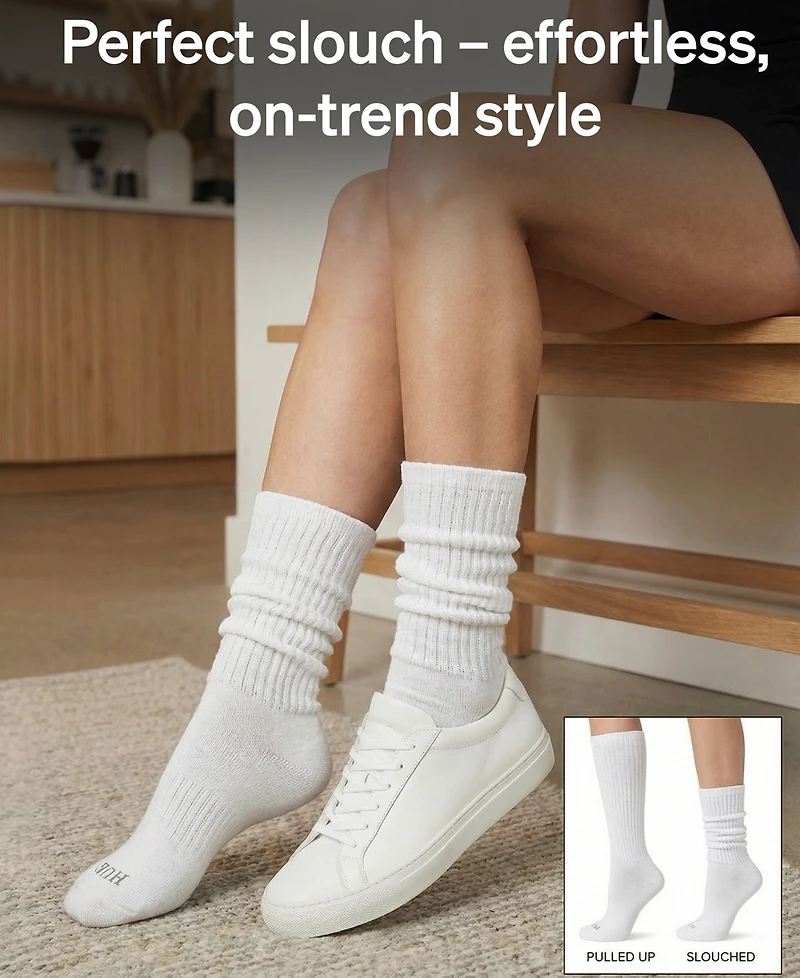 Hue Women's 3-Pk. Slouch Socks
