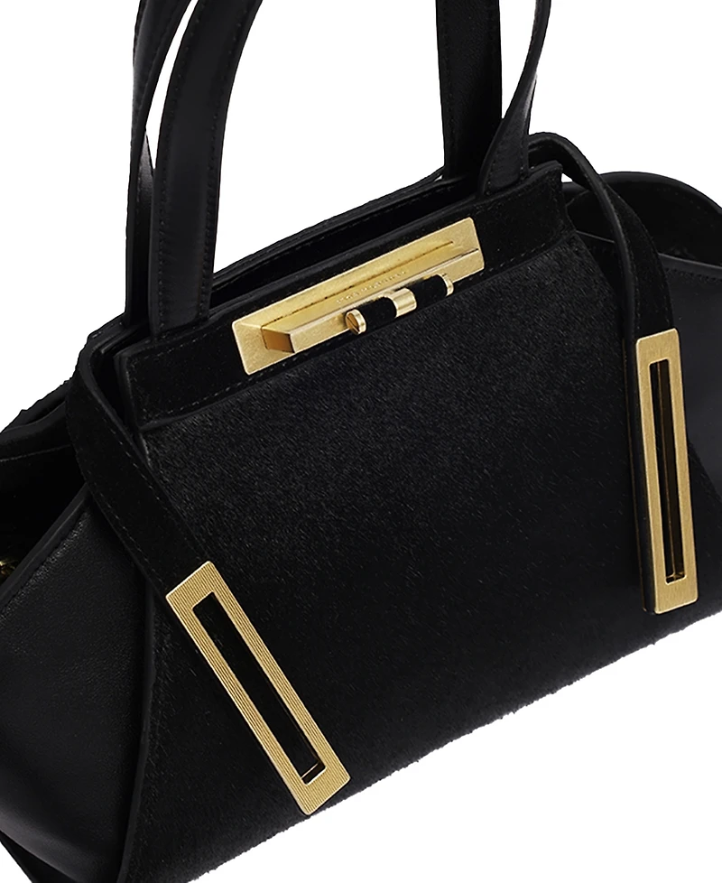 Kenneth Cole Leather Small Satchel Handbag