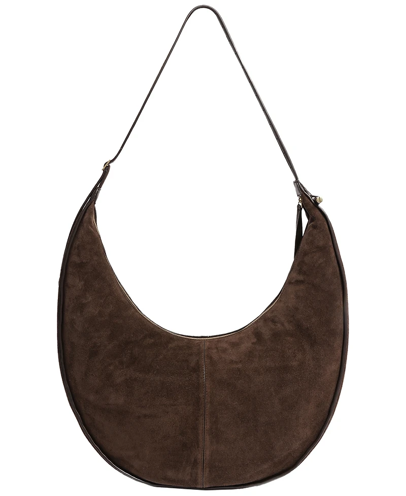 Kenneth Cole Highline Leather Extra-Large Banana Hobo Handbag