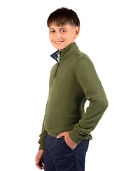 TailorByrd Boys' 8 -20 French Rib Quarter Zip