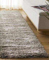 Safavieh Ravine Shag RVE352B 2'2"x8' Runner Area Rug