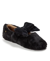 Dearfoams Women's Pennie Maryjane With Bow Slippers