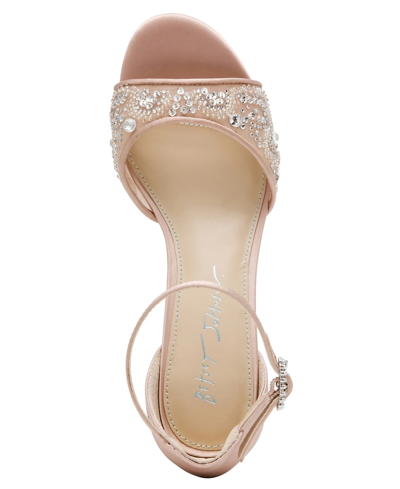 Betsey Johnson Women's Sb-Eliat Block Heel Sandals