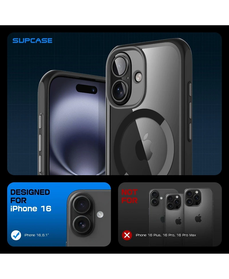 Supcase Unicorn Beetle Mag MagSafe Camera Control Button Slim Case for iPhone 16