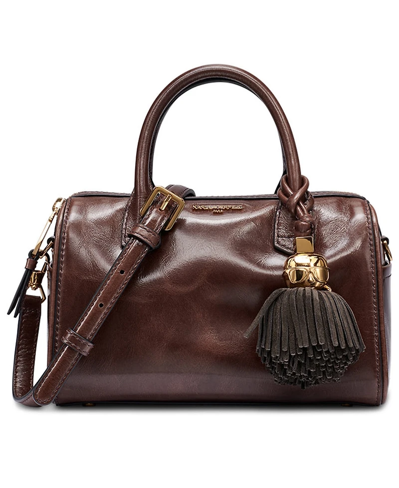 Karl Lagerfeld Paris Perette Barrel Small Crossbody Handbag