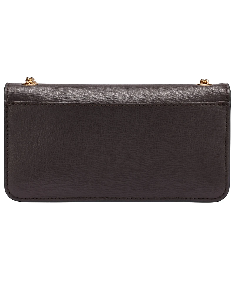 Karl Lagerfeld Paris Lafayette Leather Wallet on a Chain
