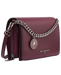Karl Lagerfeld Paris Lourdes Mini Leather Crossbody