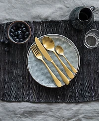 Dolce Vita Pewter Oro Flatware Set, 5 Piece