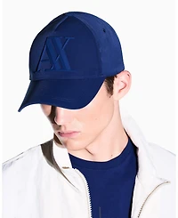A|X Armani Exchange Block Letter Ax Logo Baseball Hat