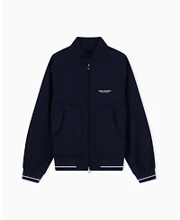 A|X Armani Exchange Men's Twill Bomber with Piping Jacket