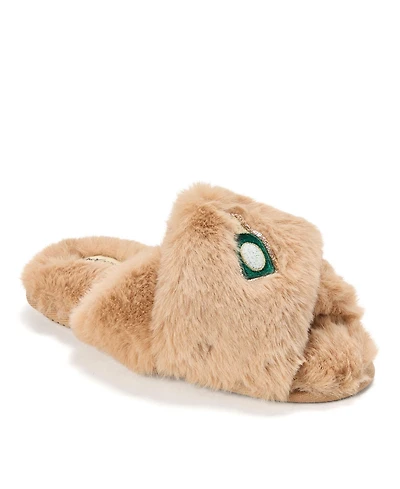 Dearfoams Women's Fur Slide Slippers
