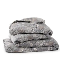 Unikome Printed All Season White Goose Feather Fiber Comforter
