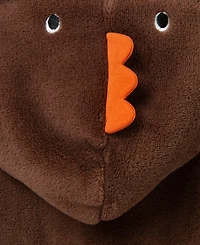Little Me Baby Boys' and Girls' Turkey Fleece Footie Coverall