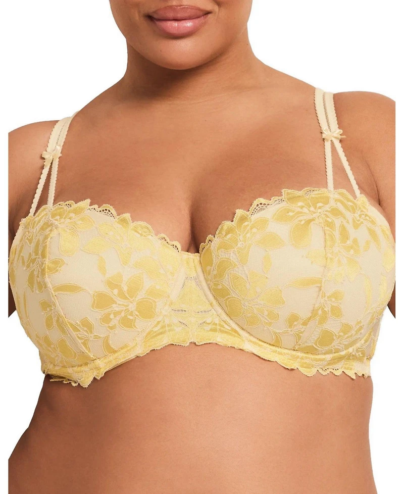 Adore Me Women's Mellody Push Up Balconette Bra