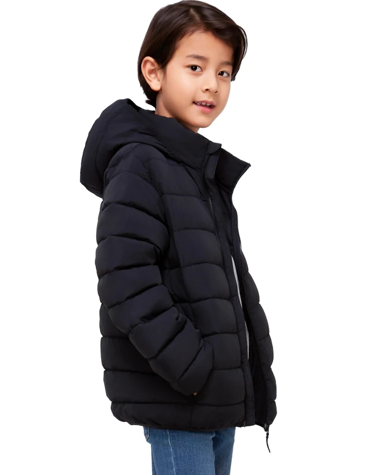 Rokka&Rolla Boys' Hudson Lightweight Hooded Puffer Jacket, 4-18