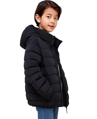Rokka&Rolla Boys' Hudson Lightweight Hooded Puffer Jacket, 4-18