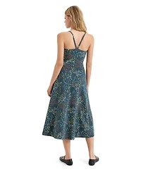 Pact Women's Fit and Flare Midi Dress Made With Organic Cotton