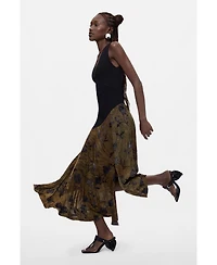 Desigual Women's Midi Dress Combined flocked