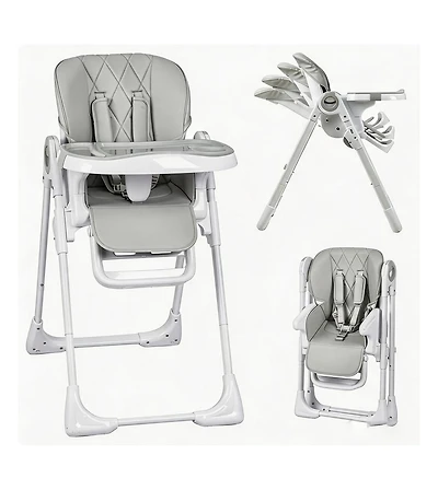 Baby High Chair, Multifunctional Infant Highchairs with Adjustable Height and Recline, Foldable Dining Chair for Babies and Toddlers