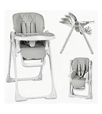 Baby High Chair, Multifunctional Infant Highchairs with Adjustable Height and Recline, Foldable Dining Chair for Babies and Toddlers