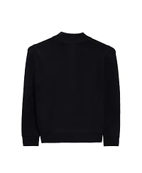 Xray Boy's 4-18 Ribbed Knit Quater Zip Mock Neck Sweater