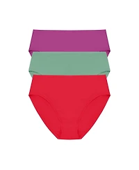 Natori Women's Bliss Bare Cotton Hipster 3-Pack
