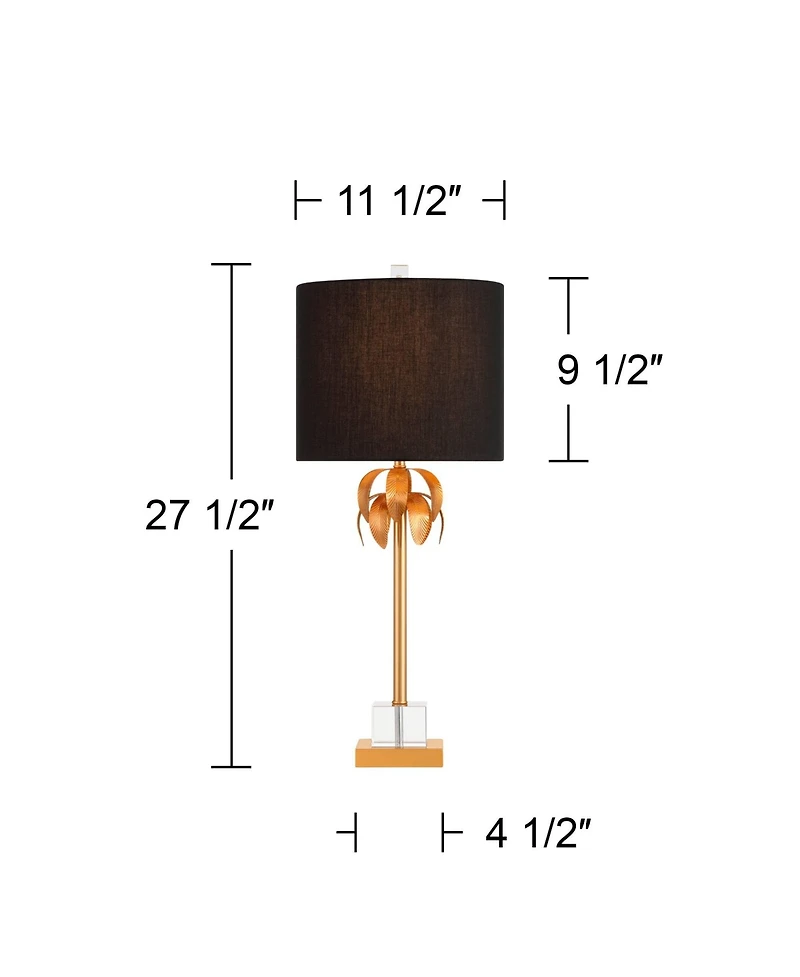 Vienna Full Spectrum Monaco 27 1/2"H Crystal Table Lamp w/ Dimmer