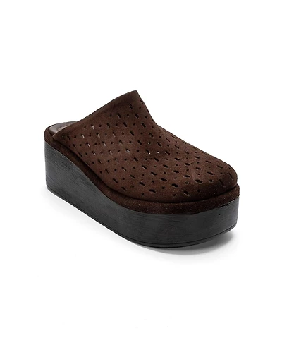 Forever and Always Shoes Women's Lune Leather Platform Sandal