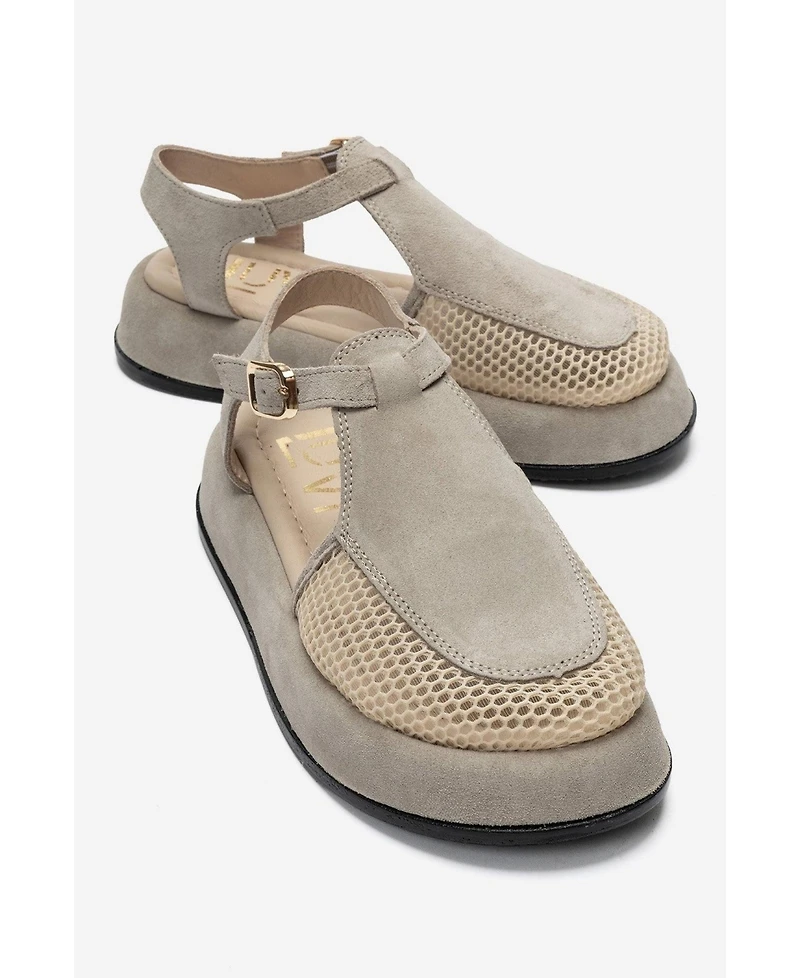 Forever and Always Shoes Women's Lurelia Leather Platform Sandal