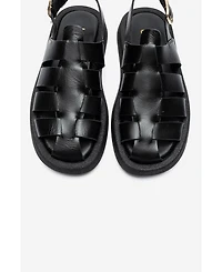 Forever and Always Shoes Women's Joura Leather Sandal