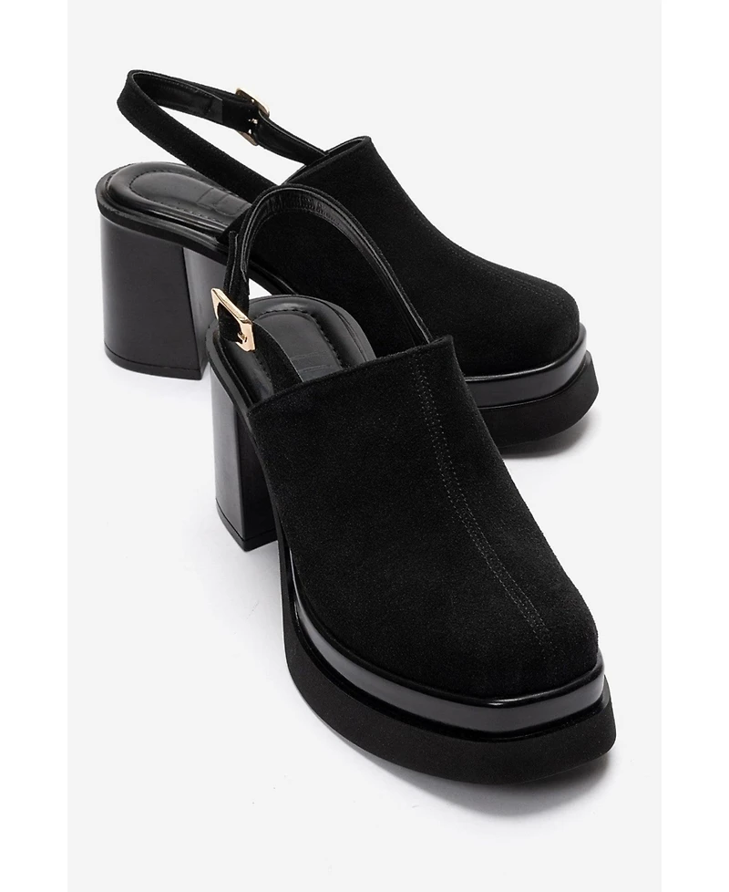 Prologue Shoes Women's Bavix Block Heel Platform Sandal