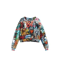Desigual Women's Printed 100% cotton sweatshirt