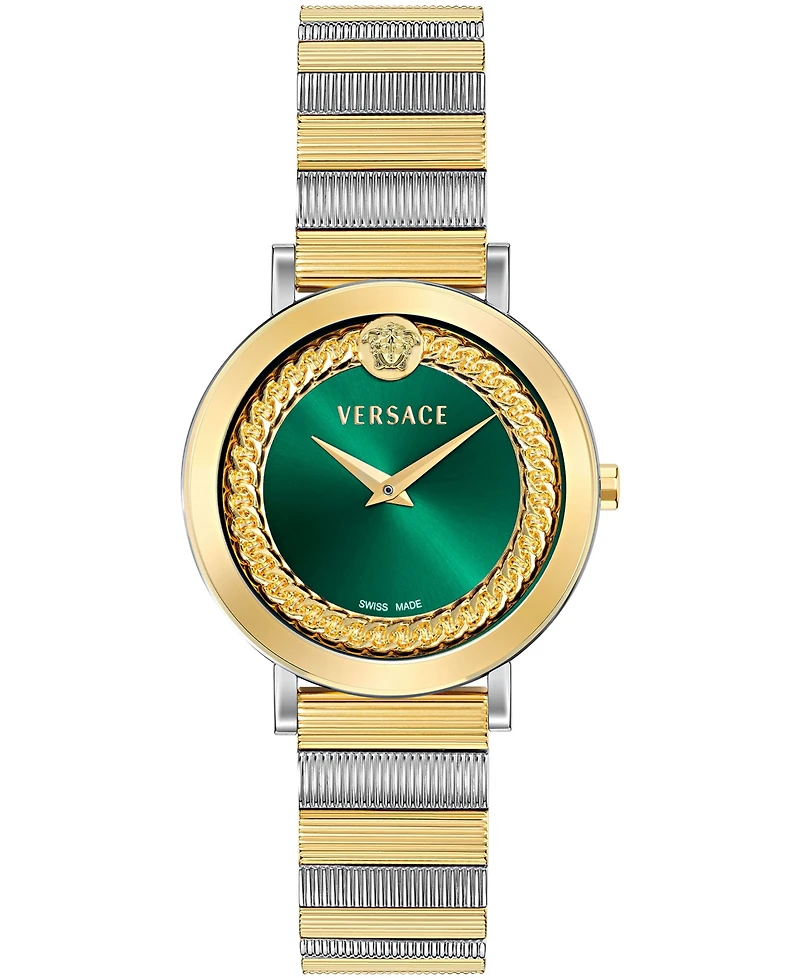 Versace Women's V-Libra Two-Tone Stainless Steel Bracelet Watch 35mm