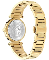 Versace Women's V-Musa Ip Yellow Gold Stainless Steel Bracelet Watch 35mm