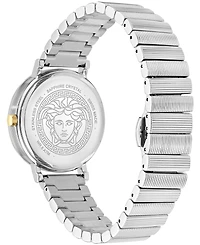 Versace Women's V-Libra Silver Stainless Steel Bracelet Watch 35mm