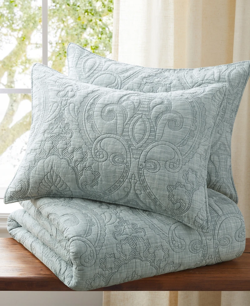 Levtex Home Helena Textured 3-Pc. Quilt Set