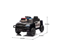 Yobtop 12V Dodge Ram 3500 Remote Control and Led Lights Ride-On Truck, 1-Seat, Ages 3-6