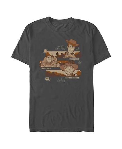 Fifth Sun Men's Cowboy Ranger Sherif Crewneck T-Shirt