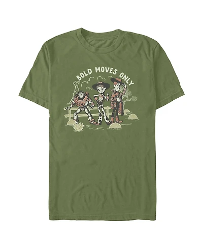 Fifth Sun Men's Toy Story Bold Moves Only Character Graphic T-Shirt