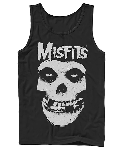 Fifth Sun Men's Misfits Fiend Skull Logo Graphic Tank Top