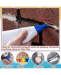 Xdovet Tile Grout Bag Set Masonry Mortar Tools Kit