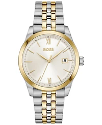 Hugo Boss Men's Langford Quartz Two-Tone Stainless Steel Watch 39mm