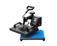 Yobtop Heat Press, 12x10 " T-Shirt Press Machine, 30x23cm Heat Transfer Sublimation Printing Machine for T-shirts