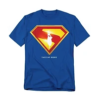 Superman Men's Take Me Home Shield T-Shirt